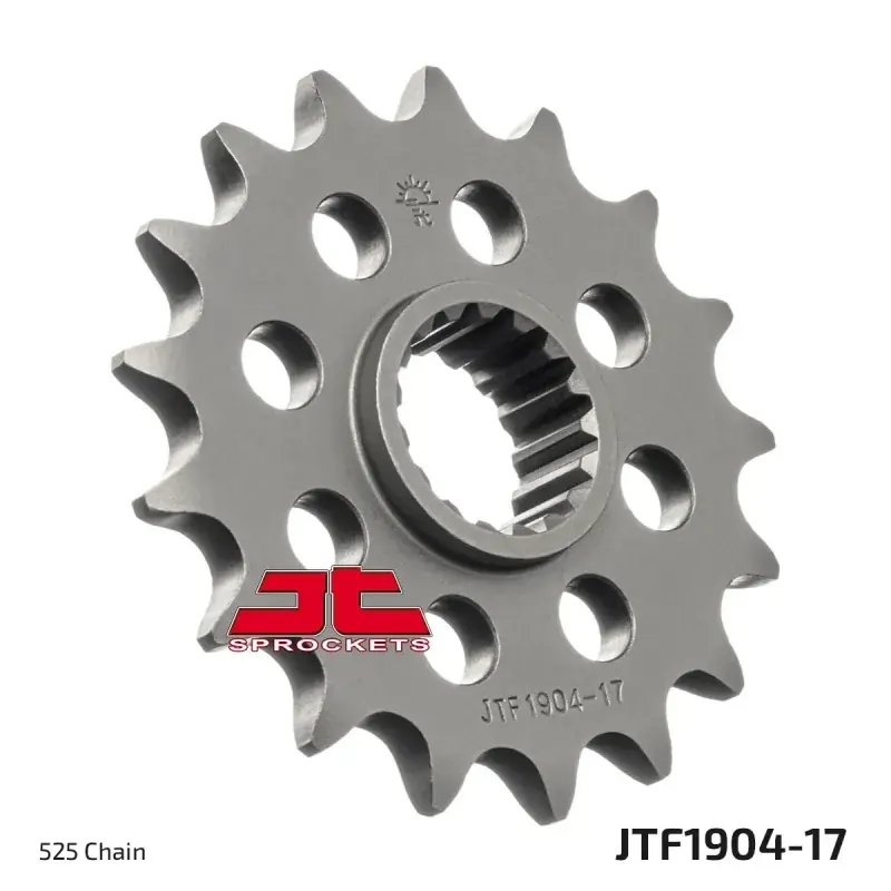 Piñón moto JT Sprockets acero 17 dientes JTF1904.17 Stock Limitado
