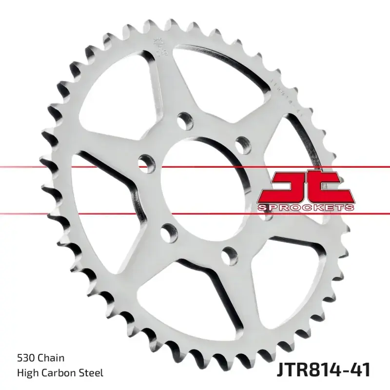 Corona moto JT Sprockets de acero de 41 dientes JTR814.41 Súper Precio