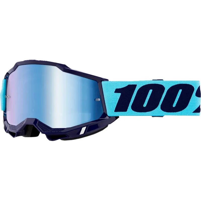 Gafa 100% Accuri Vault, azul, lente iridium + lente transparente Promoción