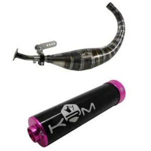Marca Reconocida ESCAPE KRM 70/80 C.C. DERBI EURO 3 ( MOTOR PIAGGIO ) NEGRO/ROSA R: KRAOR